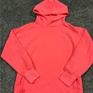 aerie Coral Pink Pullover Hoodie